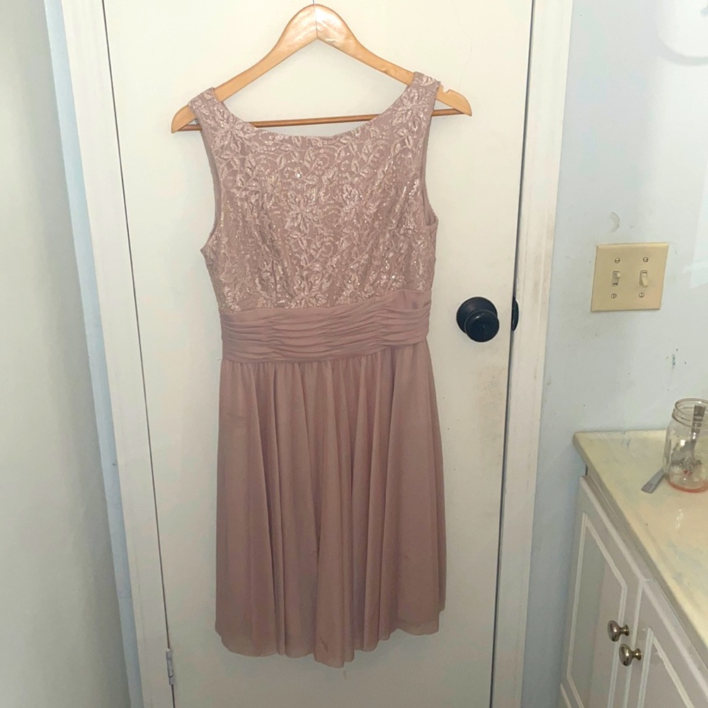 Light pink, brand new, tags on cocktail dress